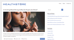 Desktop Screenshot of healthstore.com