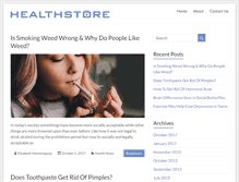 Tablet Screenshot of healthstore.com