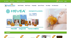 Desktop Screenshot of healthstore.lv