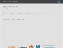 Tablet Screenshot of healthstore.cl